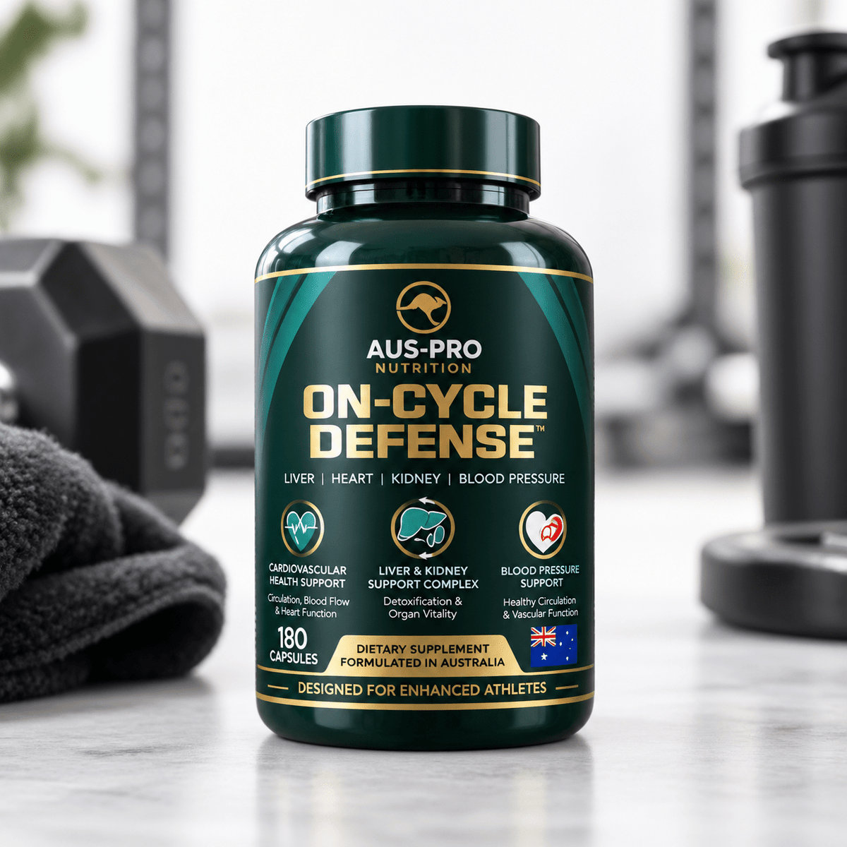 ON-CYCLE DEFENSE steroid cycle support supplement by AUS-PRO Nutrition